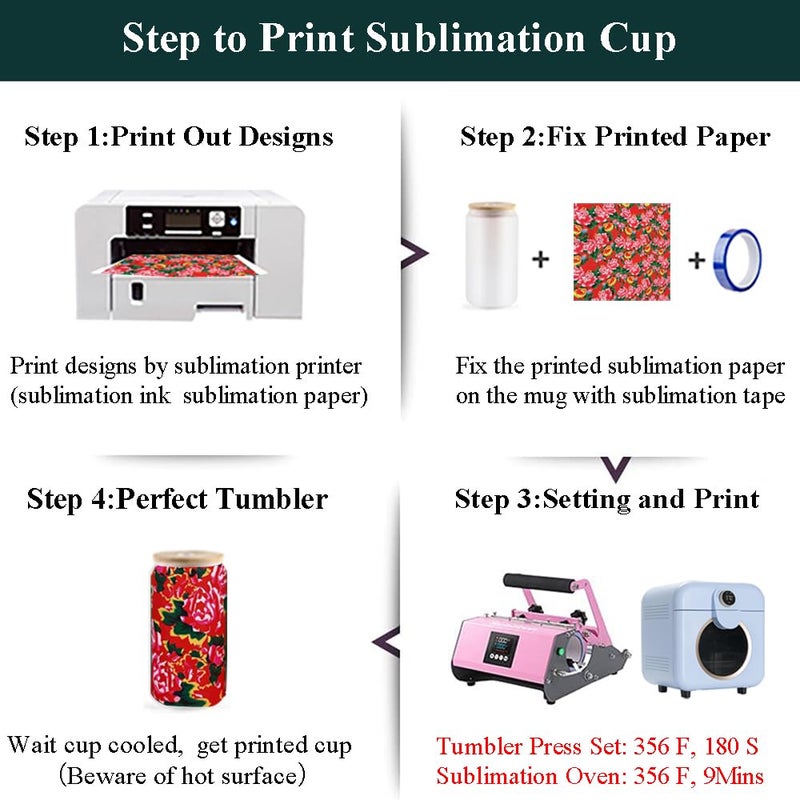 ABBSH Sublimation Glass Cups With Bamboo Lids And Straws 16OZï¼ŒSublimation Beer Can Glass, Sublimation Frosted Glass Tumbler Blanks 12Pack - Image 4