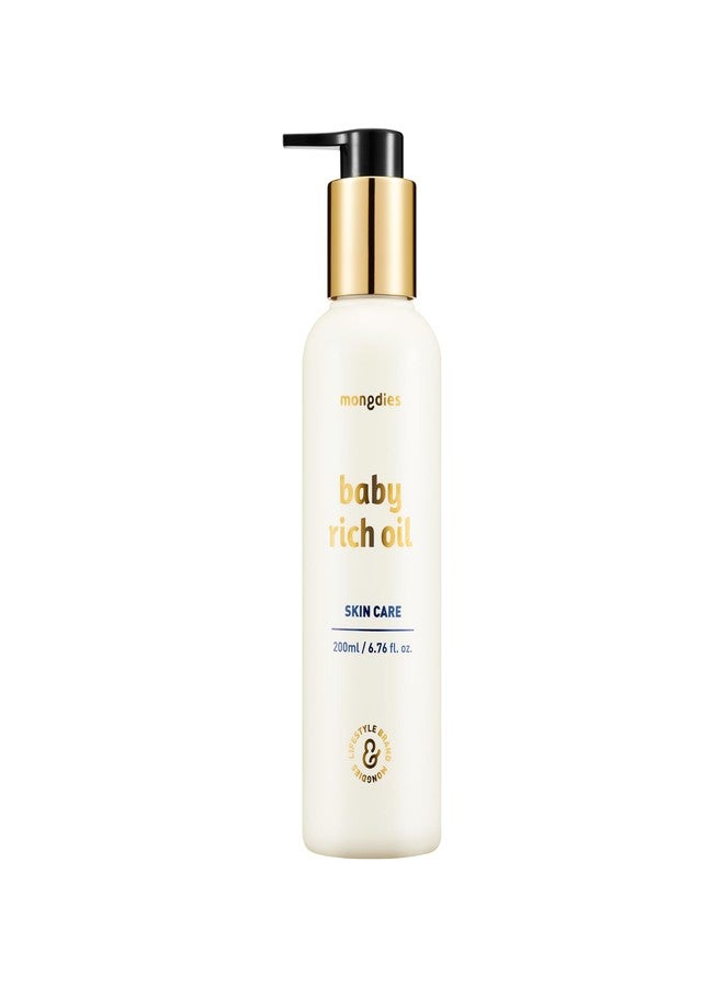 mongdies Baby Rich Oil | 99.9% Plant-Derived Natural Formula | Lightweight & Non-Sticky Fast Absorption | Deep Hydration & Sebum Balance | Dermatologist Tested | 6.76 fl. oz - Image 1