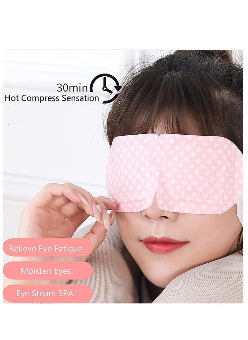 SYOSI Steam Eye Mask Dark Circles Swelling Eye Mask Relieve Headache Relieve Dry Eyes Relieve stress Relieve Eye Fatigue Use Before Going to Bed Can Help Improve Sleep Quality 14 Sheets  - Image 3