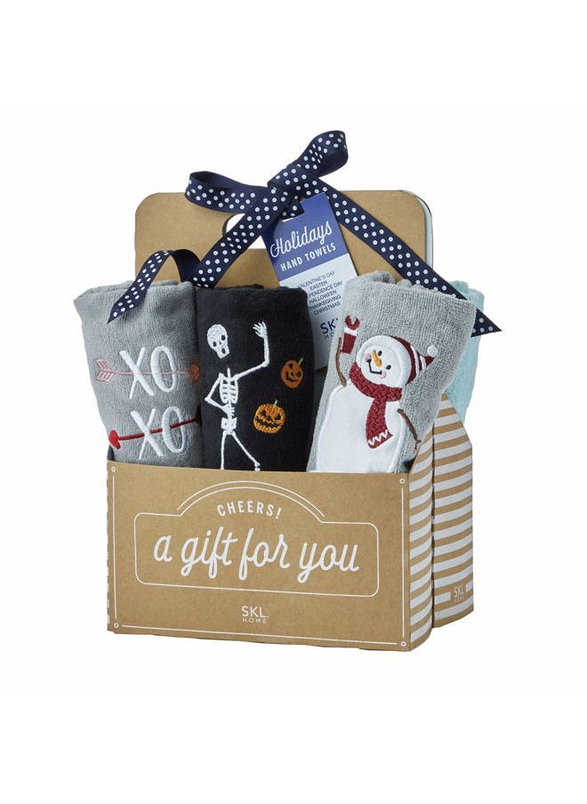 SKL Home - Holidays 6-Piece Hand Towel Set, Assorted 6 Count - Image 1