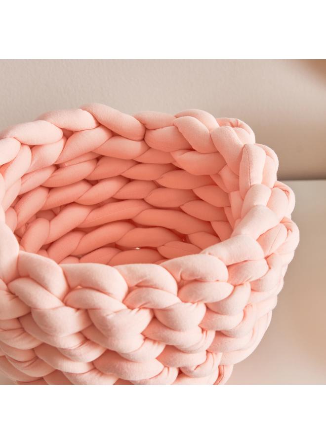 هوم بوكس سلة توروس المحبوكة من Flutterby - 30×15 سم - Image 3