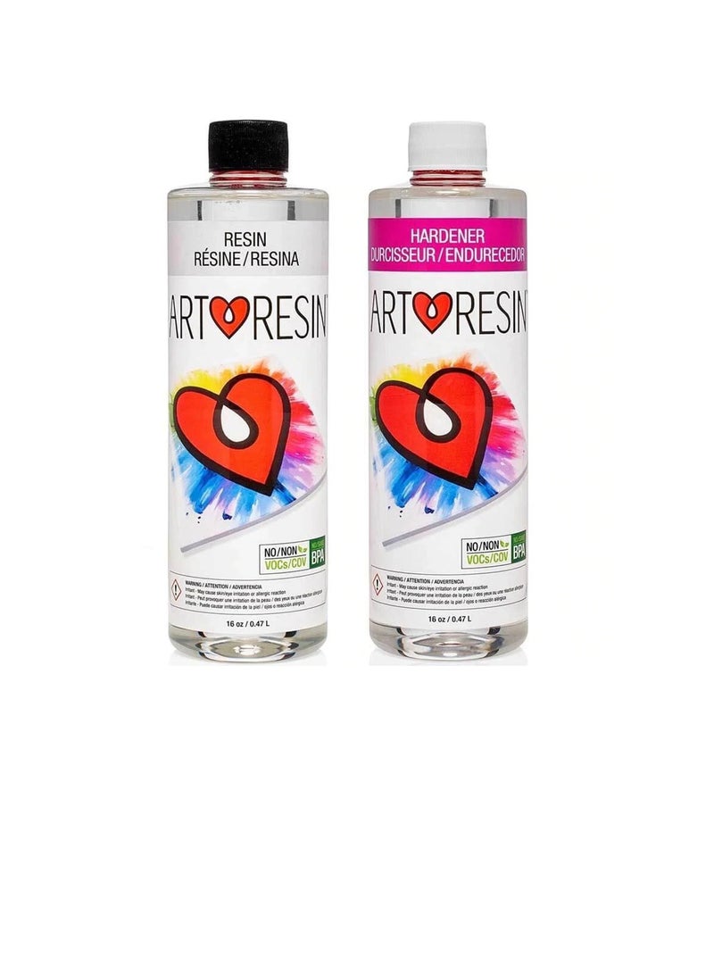 مجموعة بدء استخدام راتنجات الايبوكسي غير السامة من ArtResin 32 أونصة - Image 2