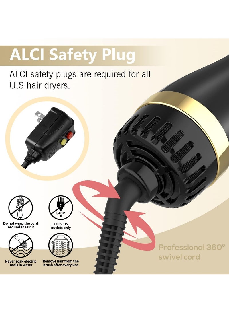 Generic Hair Dryer Brush Blow Dryer Brush in One, One-Step Hair Dryer and Volumizer, Negative Ion Ceramic Brush Blow Dryer Styler, Hair Brush Dryer  - Image 4