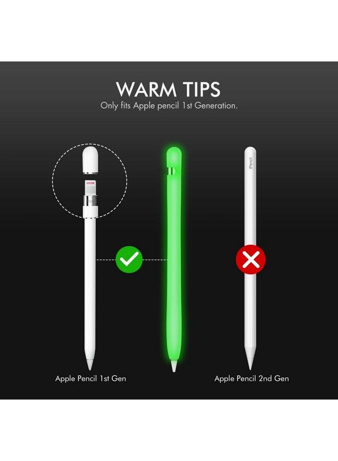 Ahastyle حافظة مضادة للانزلاق من السيليكون لحماية القلم [مجموعة ربط محول الكابل المضافة] متوافقة مع قلم أبل الجيل الأول - Image 3