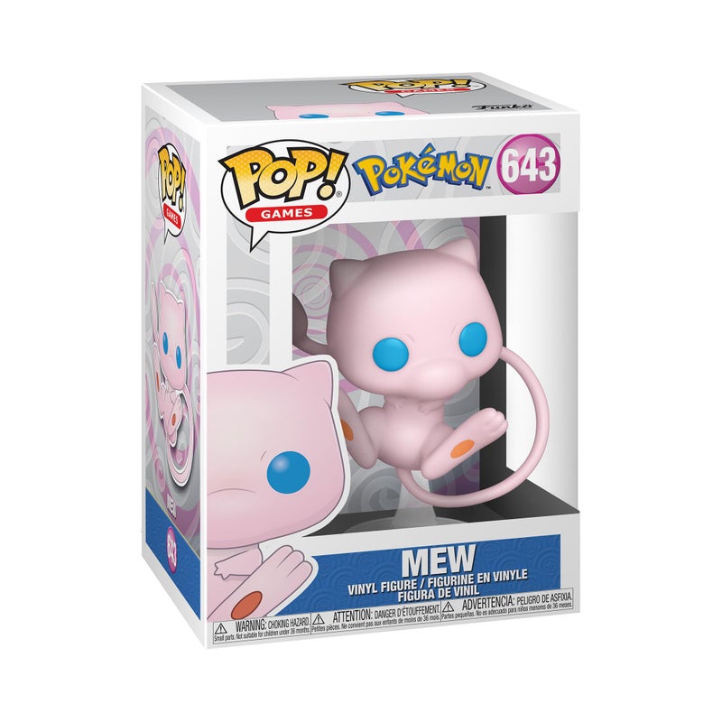 Funko Pop! Games: Pokemon - Mew - Collectable Vinyl Figure - Gift Idea - Official Merchandise - Toys for Kids & Adults - Video Games Fans - Model Figure for Collectors and Display - Image 1