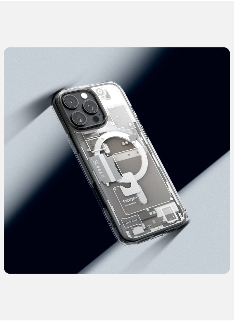 Ultra Hybrid MagFit for iPhone 16 Pro Case Cover with MagSafe (2024) Zero One Natural Titanium