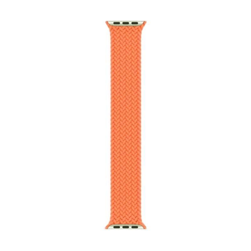 AD Orange Nylon Loop Strap Smartwatch Band Compatible with Apple Watch Ultra with Adjustable Fit Replacement Strap for Daily Wear - Image 1