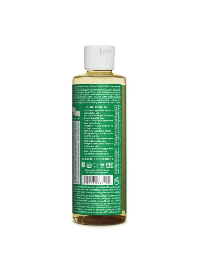 Dr. Bronner's - Pure-Castile Liquid Soap (Almond, 8 ounce) - Made with Organic Oils, 18-in-1 Uses: Face, Body, Hair, Laundry, Pets and Dishes, Concentrated, Vegan, Non-GMO - Image 2