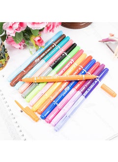 Dong-A My Color 2tone Double-Ended Felt Tip Pen Soft Blue-Ultramarine Light 45/17  - Image 2