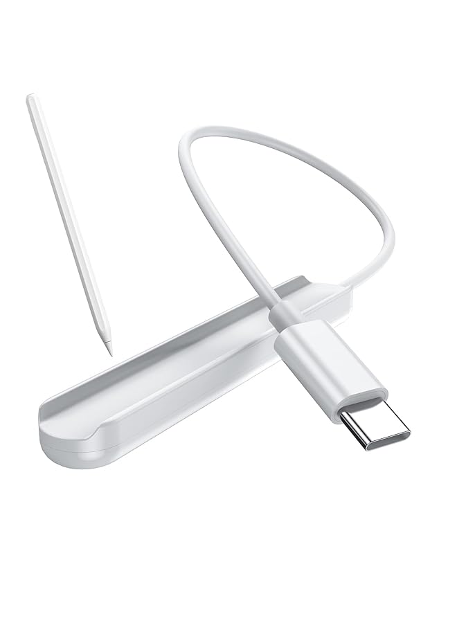 Excefore Ipad Pencil Charging Cable Compatible With Pencil 2Nd Generation Save Your Ipad Battery Life Stylus Charging Cord  - Image 1