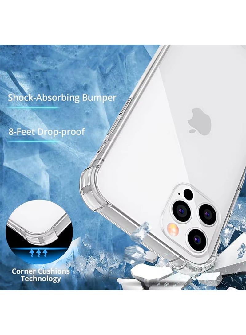 إكس ليفيل جراب شفاف من مادة TPU لهاتف iPhone 16 Pro Max - نحيف للغاية، مقاوم للصدمات، مقاوم للاصفرار، مقاوم للخدش، متوافق مع الشحن اللاسلكي، فتحات دقيقة، قبضة مُحسّنة - شفاف (لهاتف iPhone 16 Pro Max) - Image 2