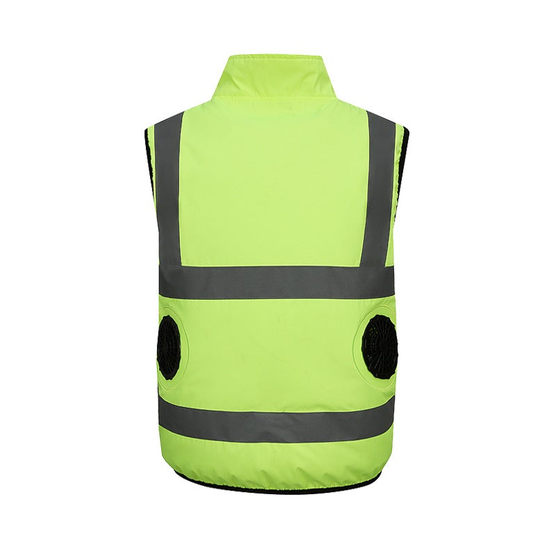 Men's Cooling Vest with Fan and Battery, Air Conditioned Work Vest - Image 4