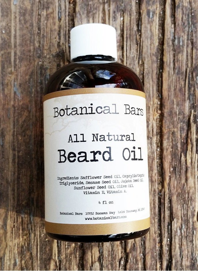 Botanical Bars Unscented Beard Oil and Leave in Conditioner - Fragrance Free Beard Oil 4 oz - Handmade All Natural Beard Oil by Botanical Bars - Image 2