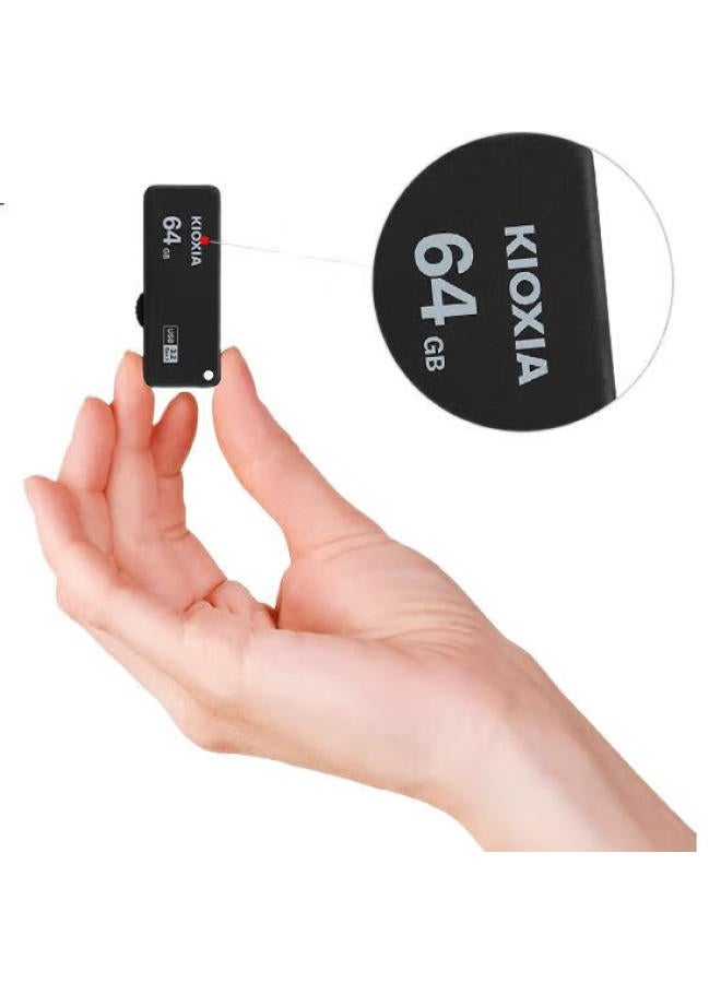 KIOXIA Kioxia 64Gb Usb Flash Drive, U365 Rapid Series, Black, Usb3.2 Interface - Image 3
