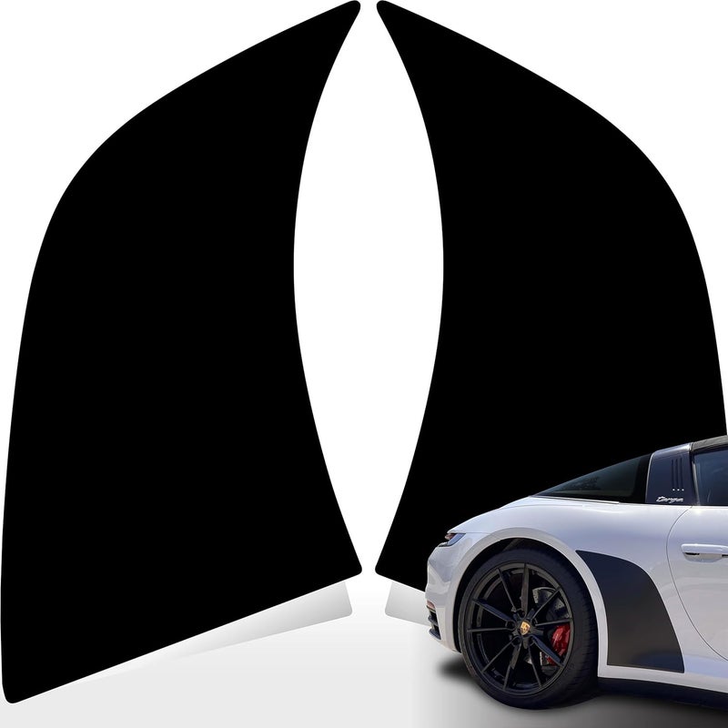 فيلم حماية الطلاء الذاتي الشافي من Stone Guard لسيارة Porsche 911 (20-26، 911 (992)، أسود مات - 3M Self Healing PWF - Image 1