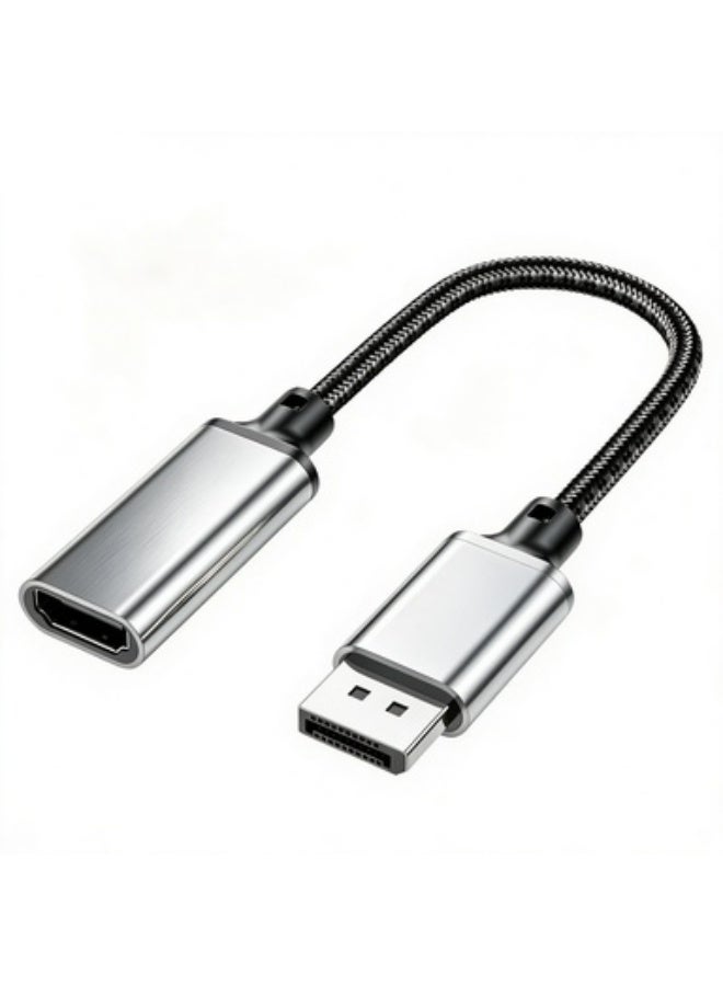 Apluynm 4K Display Port to HDMI Adapter, Display Port Male to HDMI Female Adapter Compatible with HP, ThinkPad, AMD, NVIDIA, Desktop for Monitor, for HDTV, for Projector, for Desktop, for Laptop - Image 1