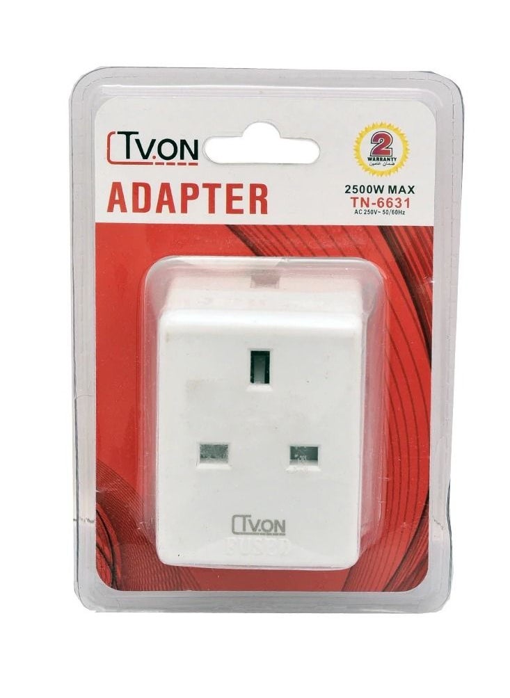 TVON High quality 250V 2500W multi plug socket 