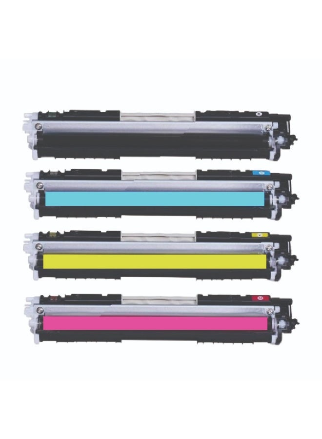 729 Set with Chip Toner Cartridge Is Compatible Printers with Canon i-SENSYS LBP7000, Canon i-SENSYS LBP7010c, Canon i-SENSYS LBP7018c (Black, Cyan, Yellow, Magenta) - Image 1