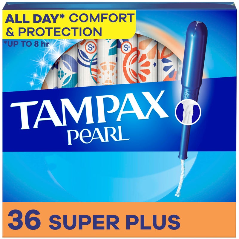 Tampax Pearl Tampons - Super Plus, 36 Count - Image 1