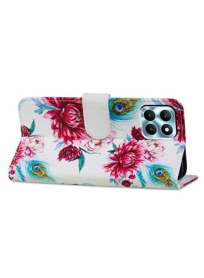 اس-توب جراب هاتف Honor X6A من الجلد بتصميم أفقي مرسوم عليه رسومات - Image 5