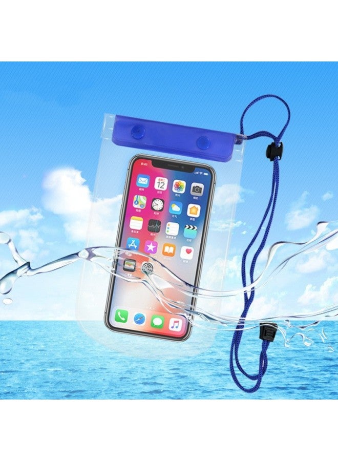 Generic Mobile Phone Waterproof Bag Men And Women Couple Diving Set Touch Screen Takeaway Rainproof Protective Set Swimming Dustproof Transparent Bag Wholesale-Color:Airbag Black - Image 2