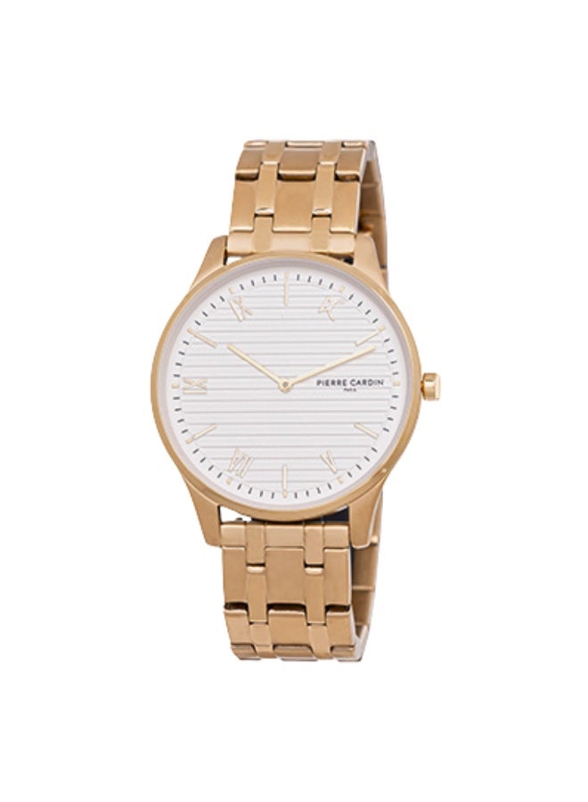 PIERRE CARDIN LUXURY GOLD METAL WATCH - ELEGANT TIMEPIECE FOR MEN 42MM - Image 1