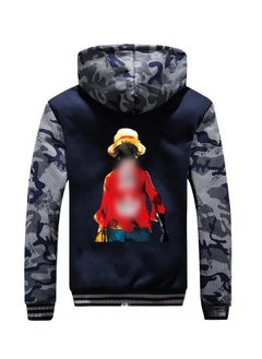 KUYING New One Piece Printed Zipper Sweatshirt Casual Sportswear  - Image 1