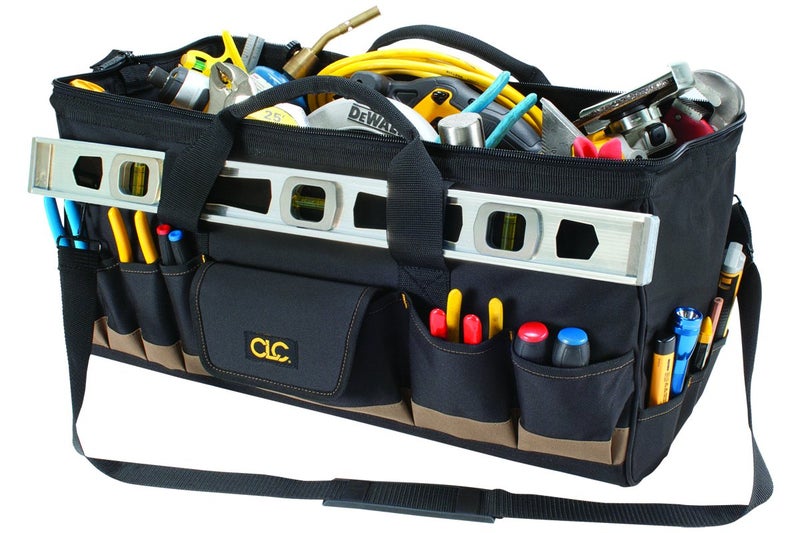 Custom Leathercraft CLC Custom Leathercraft 1164 24 In. Megamouth Tote Bag, 32 Pocket - Image 5