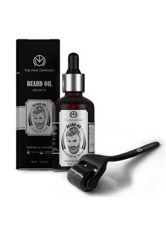 The Man Company Beard Booster Duo ; Derma Roller + Beard Oil ; Activates Hair Follicles ; Accelerates Beard Growth Fuller & Thicker Beard ; Improves Patchy Beard  - Image 2