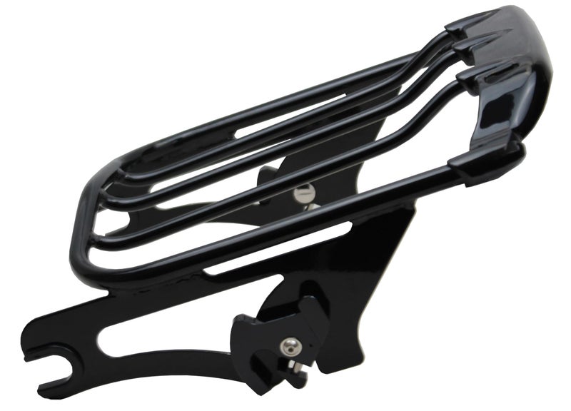 NOVALLA Detachable Stealth Luggage Rack Compatible for Harley Touring Street Glide Road King Electra Glide 2009-later (Air Wing-Black) - Image 3