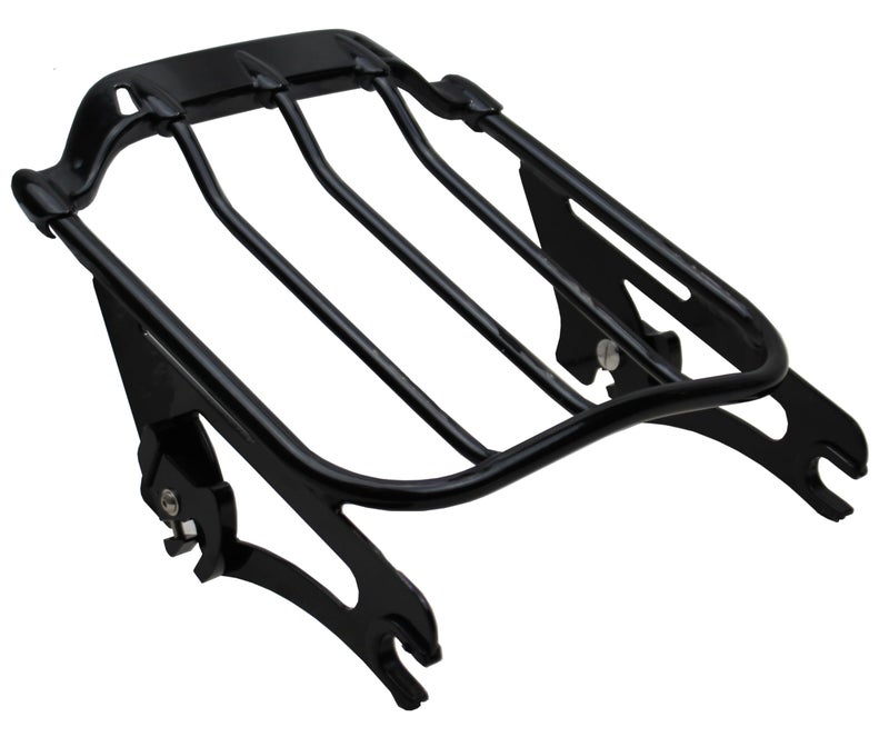 NOVALLA Detachable Stealth Luggage Rack Compatible for Harley Touring Street Glide Road King Electra Glide 2009-later (Air Wing-Black) - Image 5