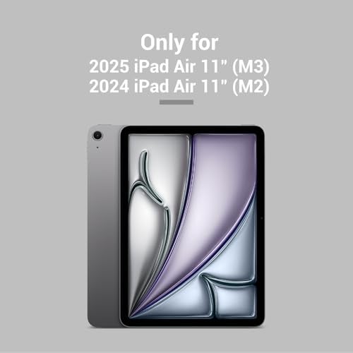 MAGEASY CoverBuddy for M3/M2 iPad Air 11” (2024-2025) - iPad Air Case Compatible with Magic Keyboard, Enhanced Thickness & Heat Dissipation, with Pencil Holder - White (5.0 Leather) - Image 2