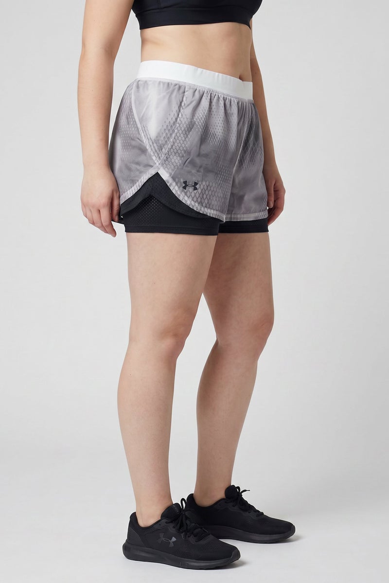 UNDER ARMOUR Women Sportswear Fit Training Shorts, Multicolor - Image 3