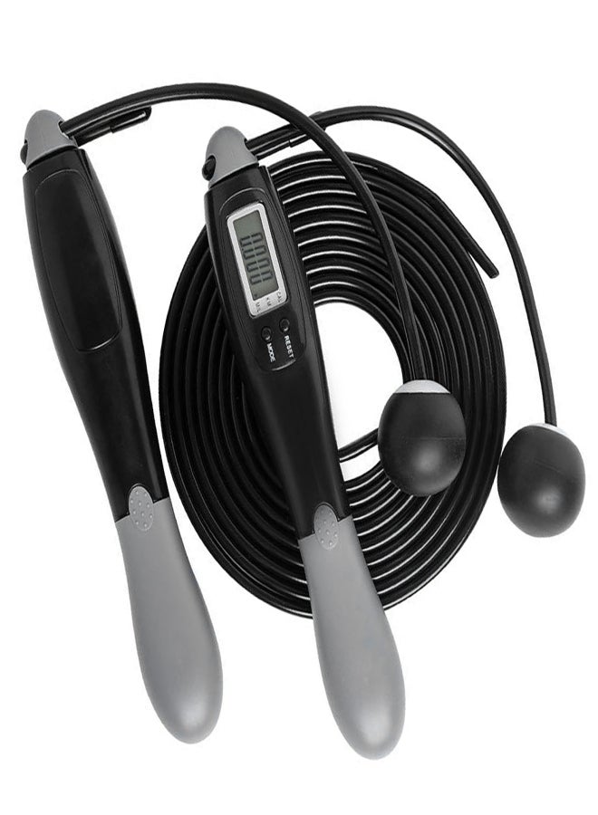 Generic Intelligent Counter Jump Rope Steel Wire Ski Rope Two Way Jump ...