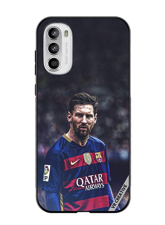VR CREATIVE Protective Case Cover For Motorola Moto G82 Messi Design Multicolour - Image 1