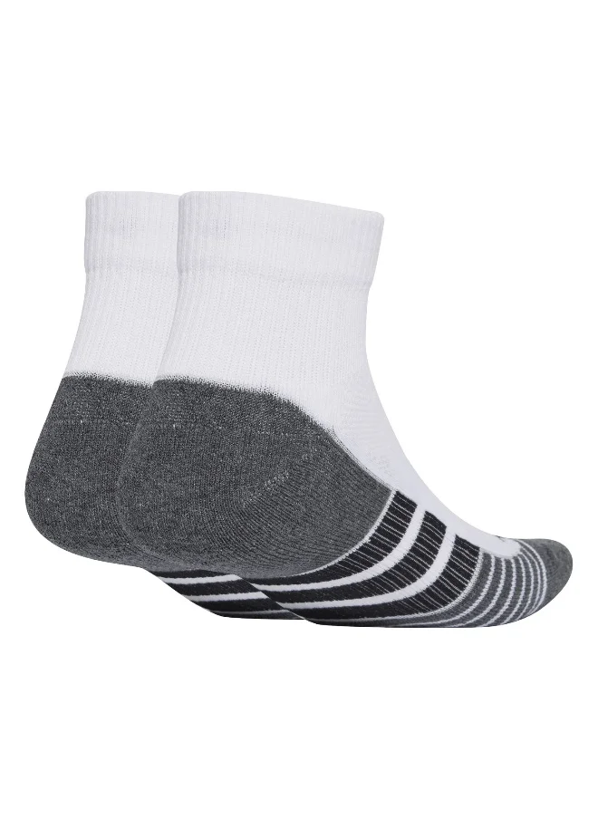 Adidas adidas performance climacool cushioned qrt 3 pair pack unisex mid high sock