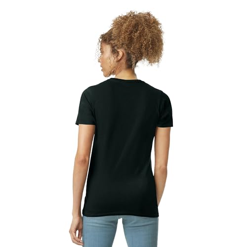 Gildan Women's Softstyle Cotton T-Shirt, Style G64000L, Multipack, Black (2-Pack), X-Large - Image 3