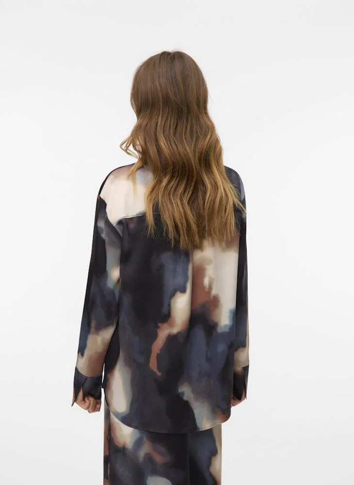 فيرو مودا قميص بأزرار وأكمام طويلة