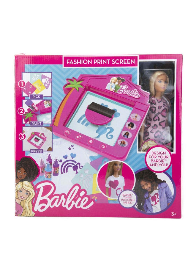 Sambro Barbie Printing Studio Including Barbie Doll  - Image 4