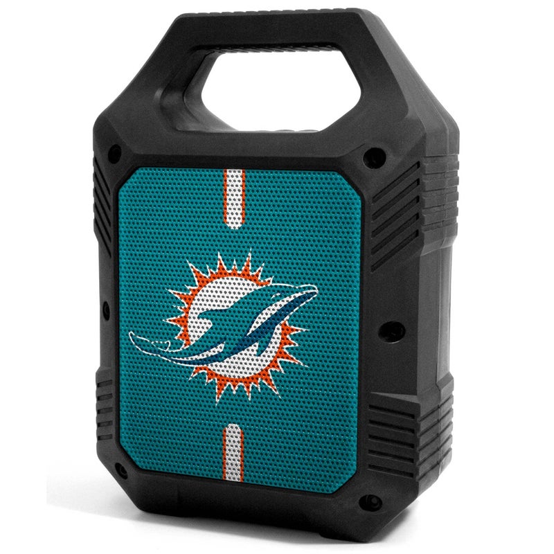 SOAR NFL ShockBox XL LED Wireless Bluetooth Speaker Miami Dolphins