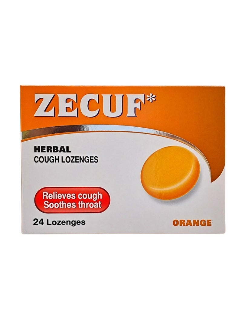 Zecuf Zecuf Orange Lozenges 24'S