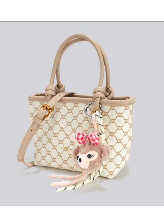 سيكاي Female High-End Light luxury Niche Retro Small Tote Crossbody Bag - Image 2