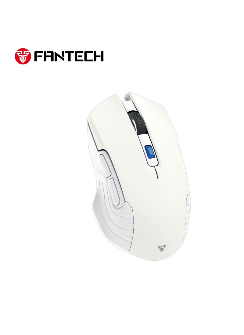 FANTECH - Wireless Gaming Mouse – E500mAh Rechargeable Battery, 2000 DPI, 6 Buttons, 3M Silent Clicks | Long-Lasting & Ergonomic Design.Compatible with Computer PC MacBook Laptop Windows 11 10 macOS Linux - Image 1