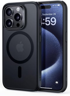 ESR ESR for iPhone 15 Pro Max Case Compatible with MagSafe -Grade Protection Yellowing Resistant Scratch-Resistant Back Magnetic Classic Series Frosted Black  - Image 1