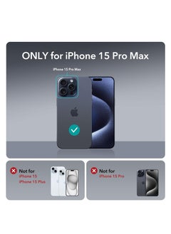 ESR ESR for iPhone 15 Pro Max Case Compatible with MagSafe -Grade Protection Yellowing Resistant Scratch-Resistant Back Magnetic Classic Series Frosted Black  - Image 2