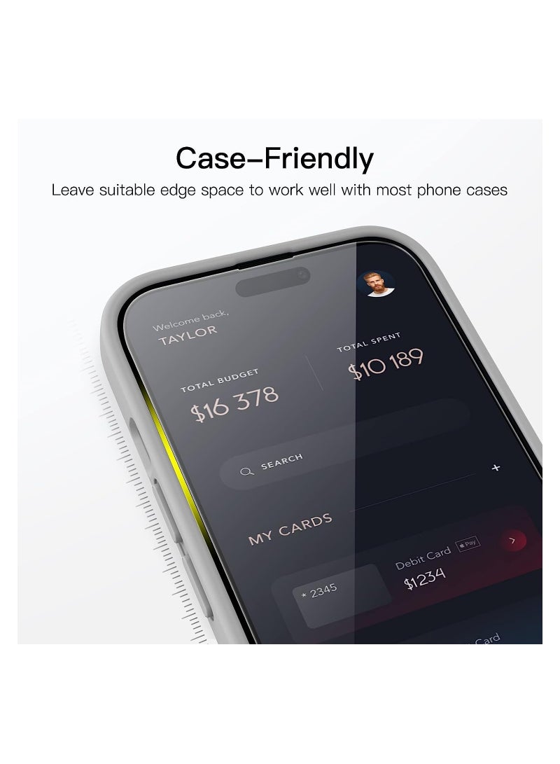 AS2 Iphone 14/13/13 Pro HD Anti-Spy Privacy Glass Protector for - 6.1inch (10 Pack Set) - Image 4