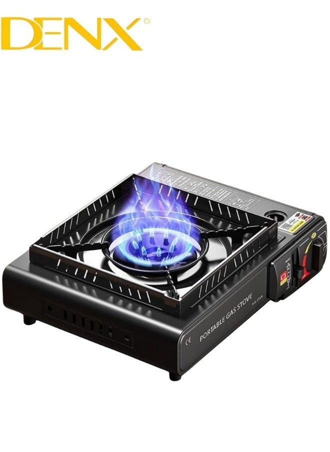 Denx Gas Stove Dual Use Yype, Portable For Trips And Camping | 2.8 Kw | 220 Gas Capacity - Image 4