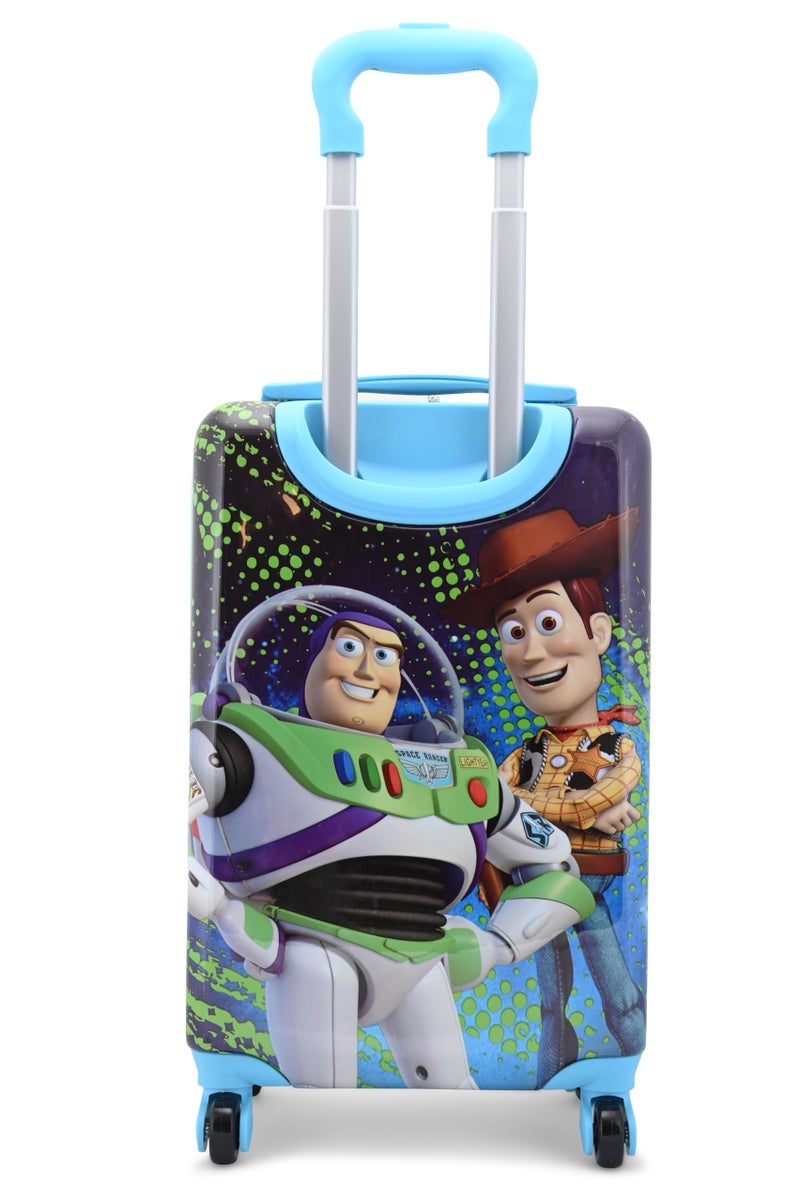 Fast Forward Disney Toy Story 20" Hardshell Luggage - Woody Buzz Cute & Durable Hard-side Suitcase for Travel with Spinner Wheels 20"x12"x8" - Image 3
