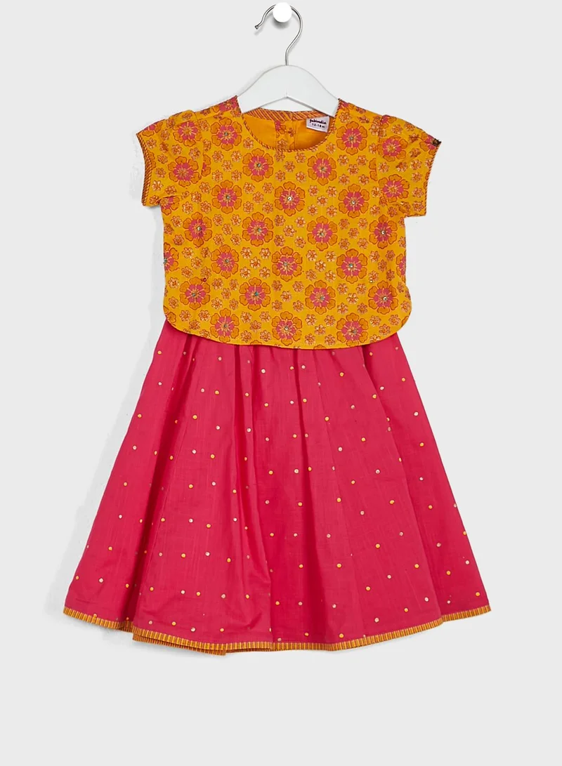 Fabindia Kids Lehenga Choli  Set