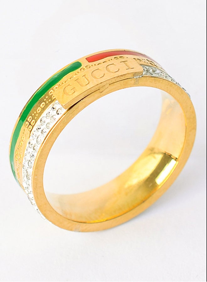 Akher el Ankoud Ring ring with colored zircon stones, size 8  - Image 1